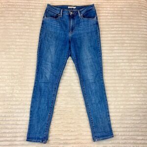Levis 721 High Rise Skinny Jeans Women's Size 31 Medium Wash Denim‎